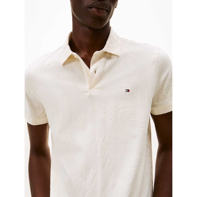 Tommy Hilfiger Floral Jacquard Polo image number 2
